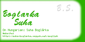 boglarka suha business card